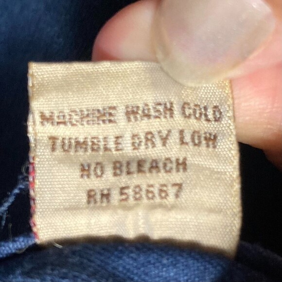 GUESS Classics Heavyweight Rugged Thick Denim Shacket Shirt Button Mens Medium - Picture 12 of 12